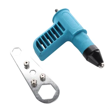 1 Set Cordless Riveter Gun Electric Drill Tools Kit Riveter Adapter Insert Nut Tool Riveting Drill Adapter 2.4mm-4.8mm
1 Set Cordless Riveter Gun Electric Drill Tools Kit Riveter Adapter Insert Nut Tool Riveting Drill Adapter 2.4mm-4.8mm
