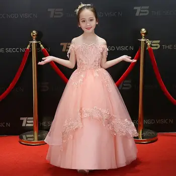 2019 New Teenage Girls Mesh Shoulderless Tutu Princess Dress Kids Dresses For Girls Wedding Party Baby Girl Clothes Vestido S214
2019 New Teenage Girls Mesh Shoulderless Tutu Princess Dress Kids Dresses For Girls Wedding Party Baby Girl Clothes Vestido S214
