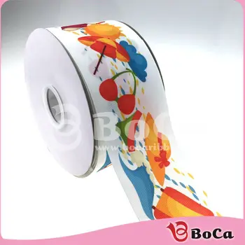 New Arrival 3" 75MM Summer series heat transfer grosgrain ribbon DIY large cheer hair bow gift wrapping
New Arrival 3" 75MM Summer series heat transfer grosgrain ribbon DIY large cheer hair bow gift wrapping