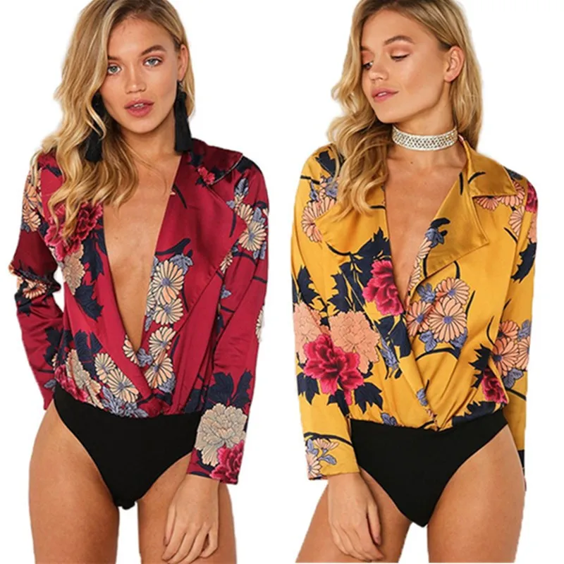 10 Colors Notched Elegant Floral Printed Women Bodysuits 2018 Summer Casual Short Jumpsuit Female Overalls Party Bodysuit
10 Colors Notched Elegant Floral Printed Women Bodysuits 2018 Summer Casual Short Jumpsuit Female Overalls Party Bodysuit