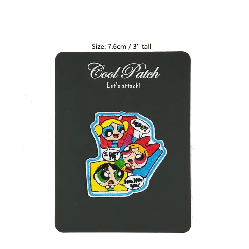 3" Powerpuff Girls Animated TV Series Group Trio Images Embroidered Patch cartoon halloween cosplay costume christmas gift party
3" Powerpuff Girls Animated TV Series Group Trio Images Embroidered Patch cartoon halloween cosplay costume christmas gift party