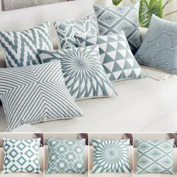 Geometric Cushion Cover Green Polyester Throw Pillow Case Striped Dotted Grid Triangular Geometric Art Cushion Cover
Geometric Cushion Cover Green Polyester Throw Pillow Case Striped Dotted Grid Triangular Geometric Art Cushion Cover