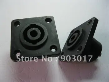 50 Pcs Black Color Square SPEAKON 4 Pole Female Jack Compatible Audio Cable Connector 5290 
50 Pcs Black Color Square SPEAKON 4 Pole Female Jack Compatible Audio Cable Connector 5290