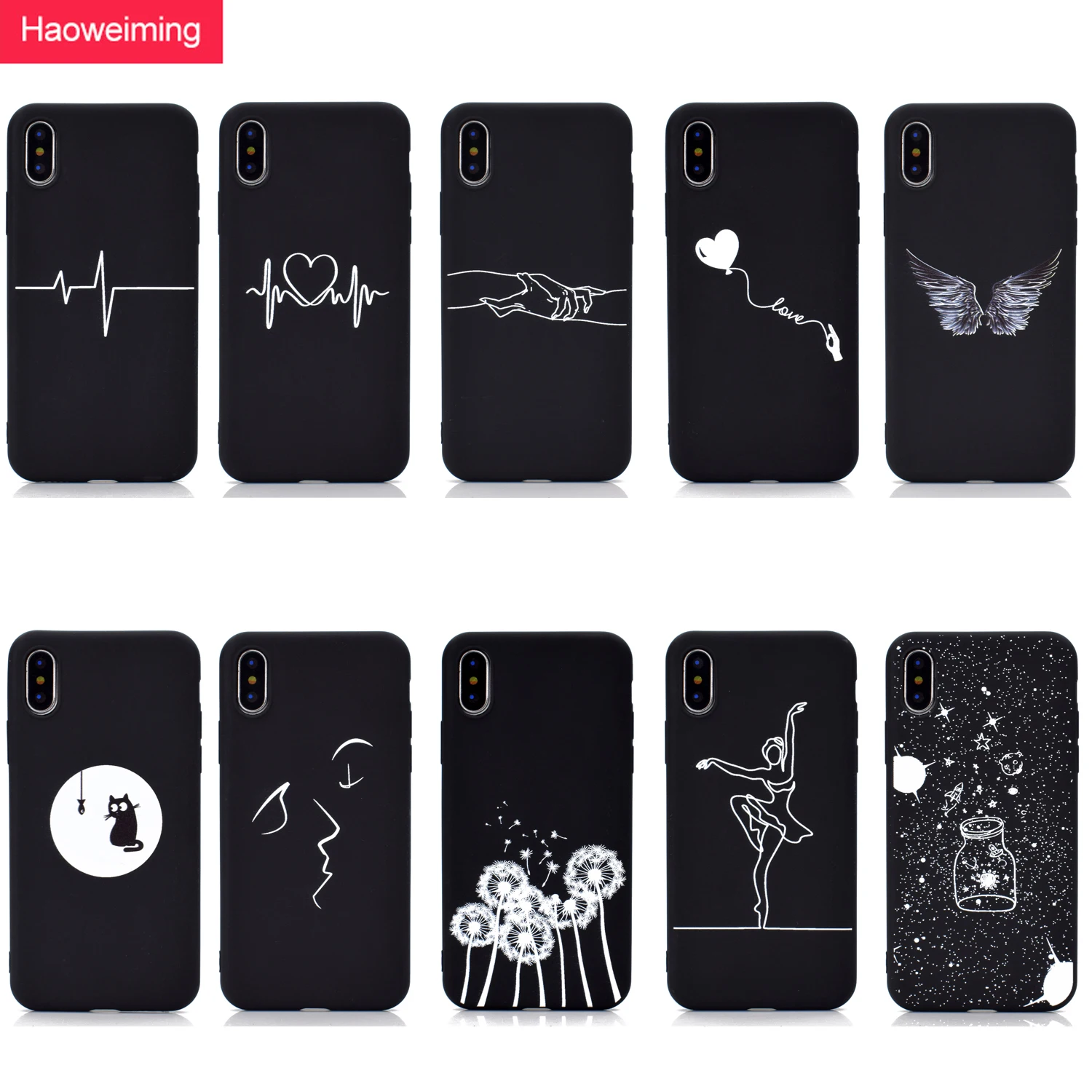 For iphone 7 Case Heart rate Phone Case for iphone X XR XS Max Kiss Cat Cover for iphone 6 6S 7 8 Plus Soft TPU Funda Space Capa
For iphone 7 Case Heart rate Phone Case for iphone X XR XS Max Kiss Cat Cover for iphone 6 6S 7 8 Plus Soft TPU Funda Space Capa