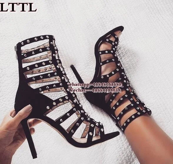 Thin High Heels Summer fashion Gladiator Sandals Women Pumps Party Dress Shoes Woman Open Toe Rivets Shoes Women
Thin High Heels Summer fashion Gladiator Sandals Women Pumps Party Dress Shoes Woman Open Toe Rivets Shoes Women
