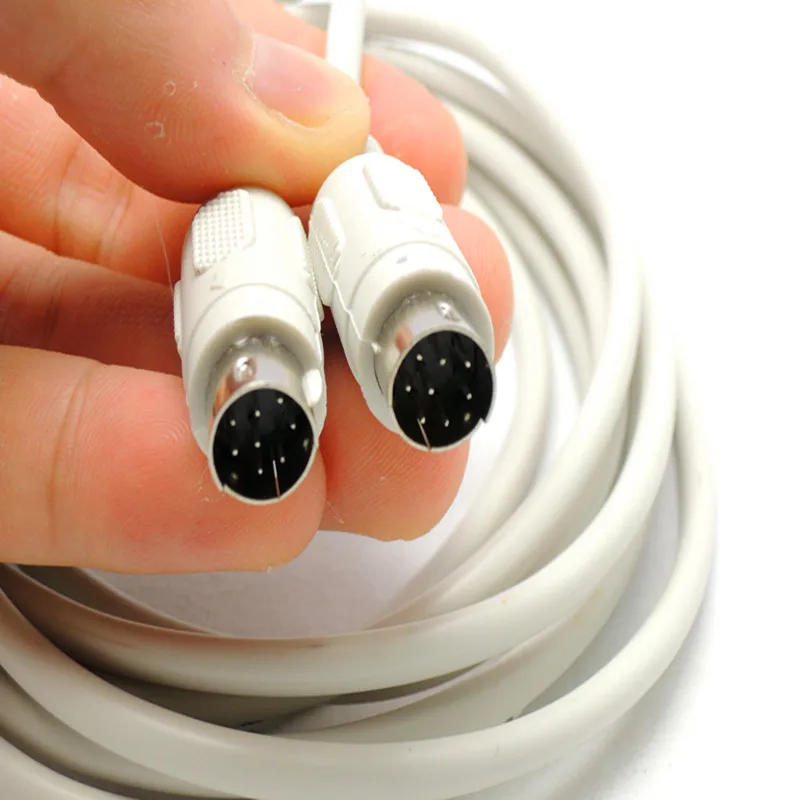 1 5 m MD8 Plug Connector S Terminal Mini Din 8 pin кабель Папа папа с круглой головкой и большой