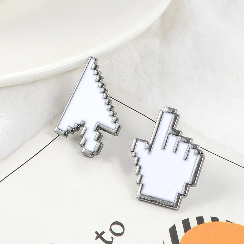 Arrow Hand Cursor Pins Brooches Computer Mouse Pointer Click Enamel Pin Lapel pins Badges Cursor Icon Hat Backpack Accessories
Arrow Hand Cursor Pins Brooches Computer Mouse Pointer Click Enamel Pin Lapel pins Badges Cursor Icon Hat Backpack Accessories