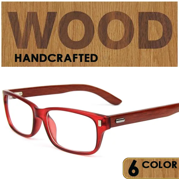 Retro Style Wooden Glasses Frame 6 colors Clear Lens real Wooden Eyeglasses Frame red black color Unisex Eyewear
Retro Style Wooden Glasses Frame 6 colors Clear Lens real Wooden Eyeglasses Frame red black color Unisex Eyewear