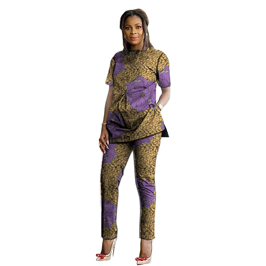 African print women top with pant 2 pieces set clothing Ankara fashion pattern outfit for ladies dashiki African clothes
African print women top with pant 2 pieces set clothing Ankara fashion pattern outfit for ladies dashiki African clothes