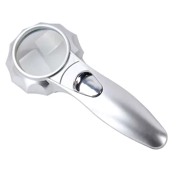 7X Magnifier 6 LED Light Illumination 50mm Optical Lens Handheld Magnifying Glass Map Newspaper Book Reading Aid Loupe TH-600554
7X Magnifier 6 LED Light Illumination 50mm Optical Lens Handheld Magnifying Glass Map Newspaper Book Reading Aid Loupe TH-600554