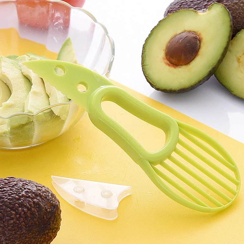 Avocado Kiwi Slicer Shea Corer Butter Peeler Fruit Cutter Pulp Separator Plastic Knife Kitchen accessories Vegetable gadgets
Avocado Kiwi Slicer Shea Corer Butter Peeler Fruit Cutter Pulp Separator Plastic Knife Kitchen accessories Vegetable gadgets