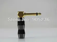 ACROLINK FP-6.3-2L 6.5mm Golden Plated Mono Male 90 degrees Adapter diameter for diy HiFi Headphone Plug
