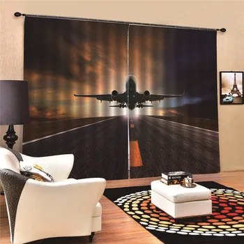 Airplane Modern Blackout Curtains for Living Room Bedroom Window Fabric Drapes Custom made 3D Digital Print MA17
Airplane Modern Blackout Curtains for Living Room Bedroom Window Fabric Drapes Custom made 3D Digital Print MA17