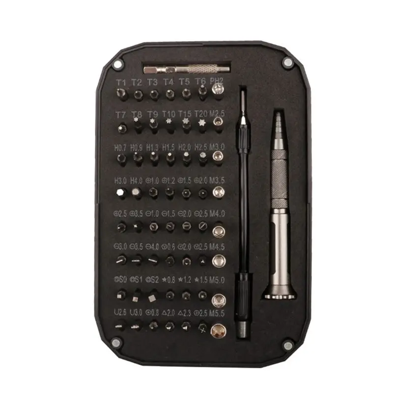 59 In 1 Multi-function Precision Screwdriver Kit with 56 Bits for Phone Watch Sun Glassess Repair Tool
59 In 1 Multi-function Precision Screwdriver Kit with 56 Bits for Phone Watch Sun Glassess Repair Tool