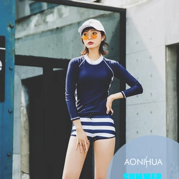 Surfing long sleeves 2019 women swimwear ladies Bathing Suit rash guard Swimsuit striped Beachwear pushup padded bikini
Surfing long sleeves 2019 women swimwear ladies Bathing Suit rash guard Swimsuit striped Beachwear pushup padded bikini