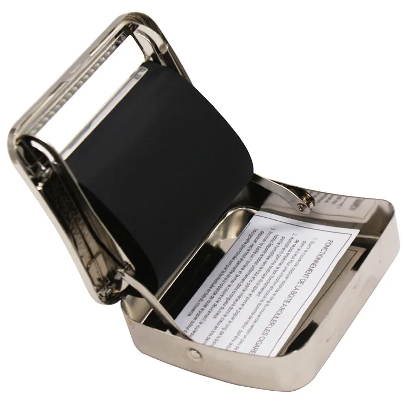 Silver Automatic Cigarette Rolling Machine Case Manual Tobacco Rolling Machine Box Durable Cigarette Maker For 70 MM Paper
Silver Automatic Cigarette Rolling Machine Case Manual Tobacco Rolling Machine Box Durable Cigarette Maker For 70 MM Paper