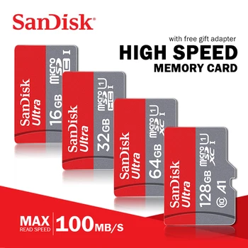 SanDisk Memory Card Ultra micro SD Card 16GB 32GB 64GB 128GB 256GB 400GB microSDHC/micrSDXC U1 C10 A1 UHS-I TF Card with Adapter
SanDisk Memory Card Ultra micro SD Card 16GB 32GB 64GB 128GB 256GB 400GB microSDHC/micrSDXC U1 C10 A1 UHS-I TF Card with Adapter