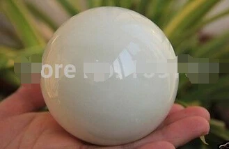 free Shipping 50MM Natural White Jade Quartz Sphere Magic Crystal Healing BallStand (0601)
free Shipping 50MM Natural White Jade Quartz Sphere Magic Crystal Healing BallStand (0601)