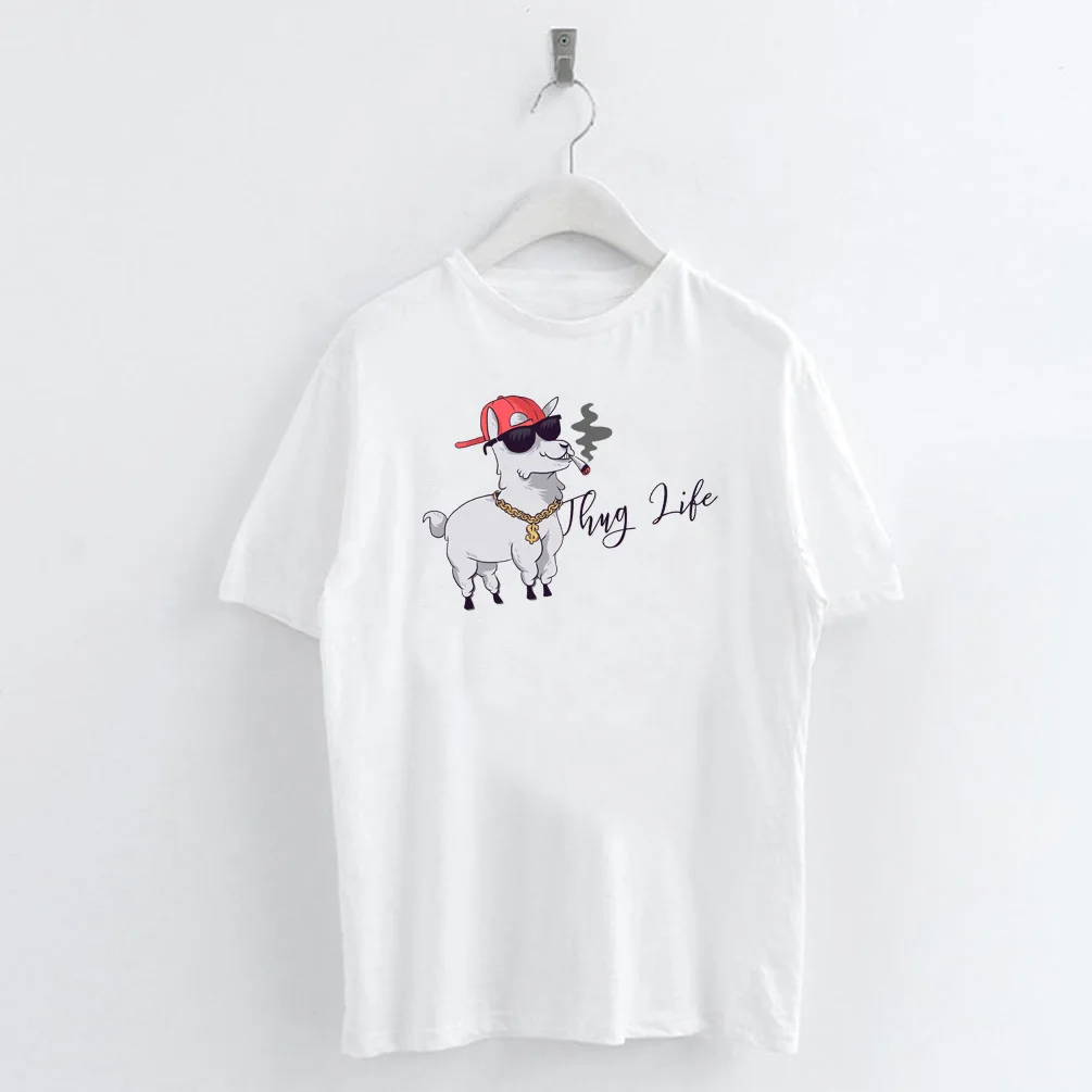 Qlychee Harajuku Alpaca Print Female T Shirts Top Tees Crew Neck Short Sleeve Summer Spring Loose Women T-shirts T Shirt
Qlychee Harajuku Alpaca Print Female T Shirts Top Tees Crew Neck Short Sleeve Summer Spring Loose Women T-shirts T Shirt