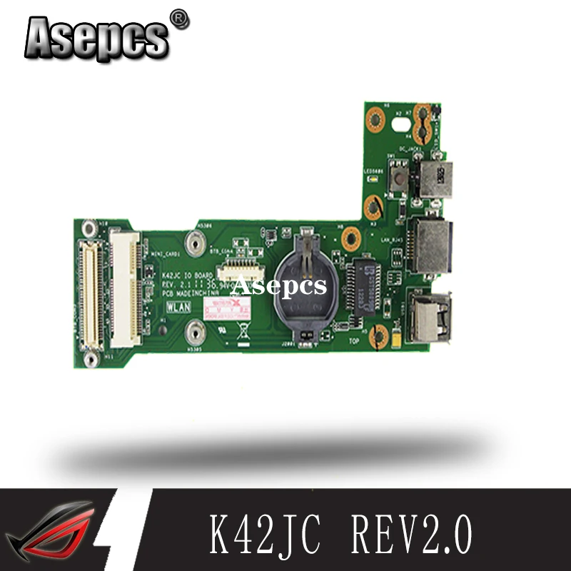 AK K42JC REV2.0 K42JC REV 2.1 IO BOARD For ASUS K42J X42J A42J A40J K42JC K42JR K42JZ K42JY K42JV POWER BOARD USB Power Board
AK K42JC REV2.0 K42JC REV 2.1 IO BOARD For ASUS K42J X42J A42J A40J K42JC K42JR K42JZ K42JY K42JV POWER BOARD USB Power Board
