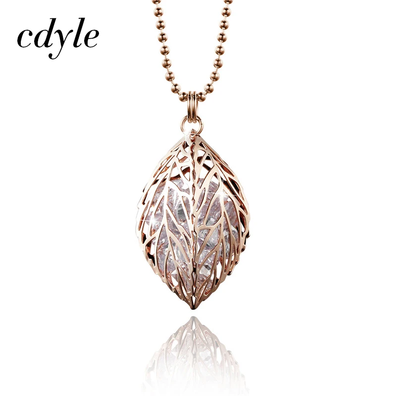 Cdyle Chic Gold Color Sweater Necklace Women Chain Pendant Cubic Geometric Oval Hyperbole Rotro Bohemian Bijous Trendy | Украшения и