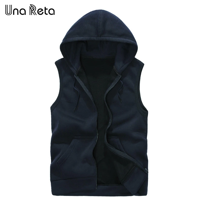 Una Reta Mens Slim Hooded Vest Sweatshirt 2018 New Casual Jacket Vest Outwear Fashion Solid color Men Sleeveless jacket Coat
Una Reta Mens Slim Hooded Vest Sweatshirt 2018 New Casual Jacket Vest Outwear Fashion Solid color Men Sleeveless jacket Coat