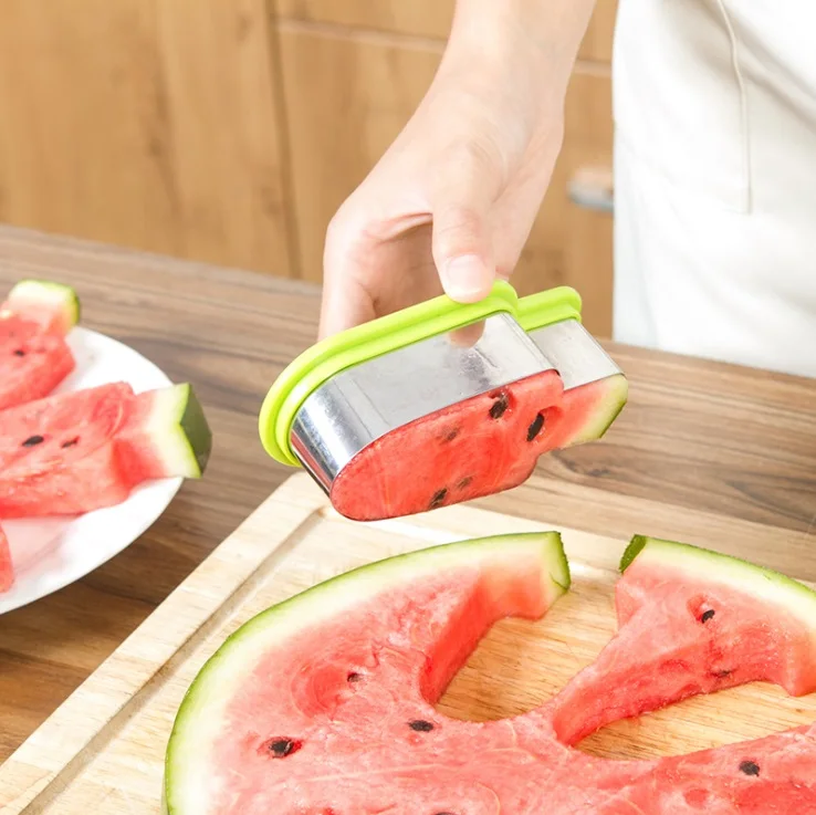 

Multifunctional Watermelon Slicer Fruit Cutter Cookie Mold Kitchen Chopper DIY Tools Vegetable Fruit Slicers