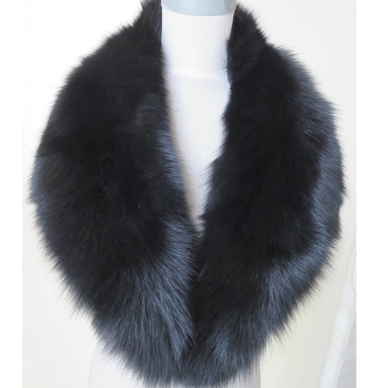 Real fox fur collar women's 100% natural fox fur scarf winter warm fur collar scarf black
Real fox fur collar women's 100% natural fox fur scarf winter warm fur collar scarf black