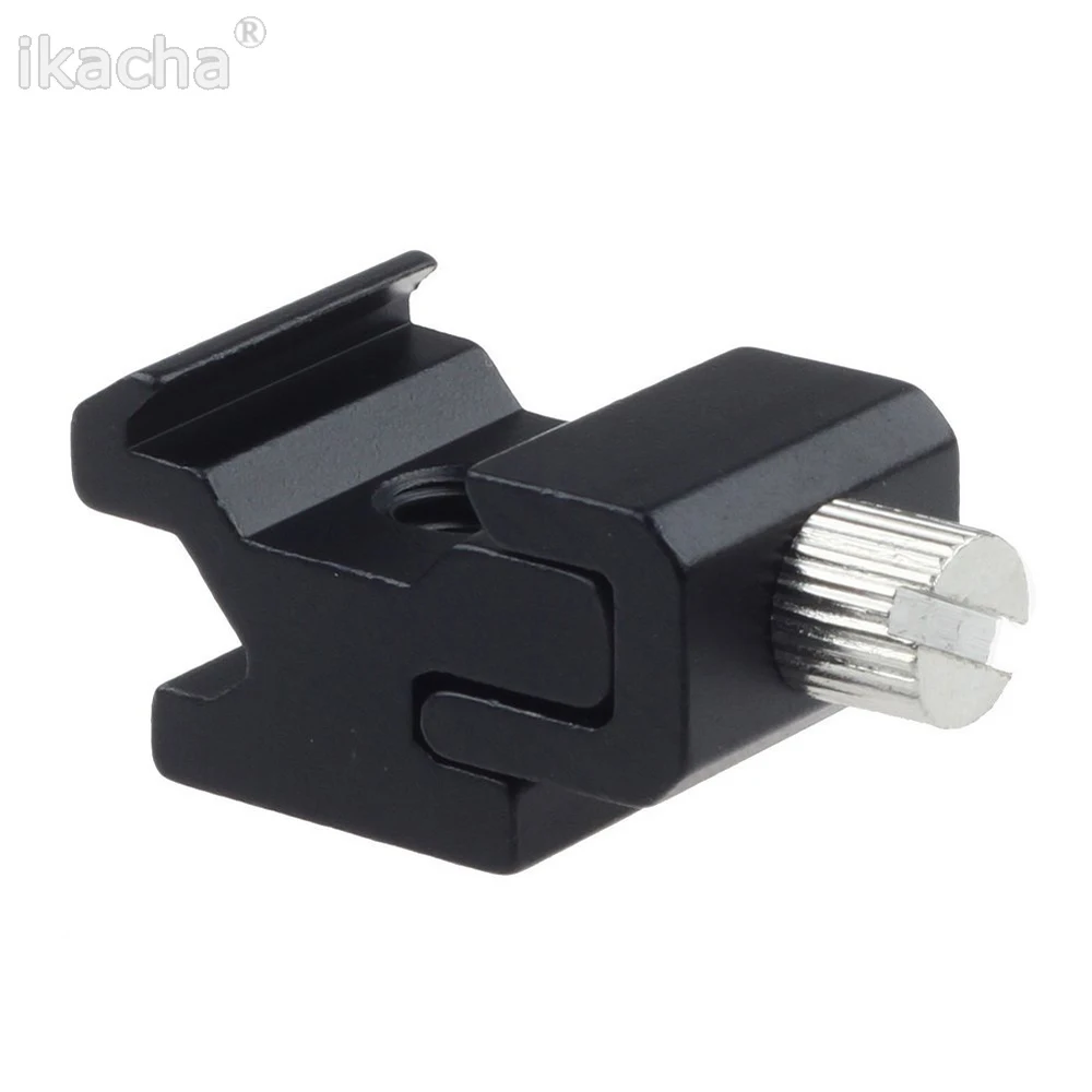 Hot Shoe Flash Bracket Camera Metal Cold Shoe Mount Adapter With 1/4 Tripod Screw for Light Stand Tripod Holder
Hot Shoe Flash Bracket Camera Metal Cold Shoe Mount Adapter With 1/4 Tripod Screw for Light Stand Tripod Holder
