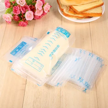 

30Pcs/set 250ml Milk Storage Bags Breastmilk Breastfeeding Freezer Storage Container Bags Pouch