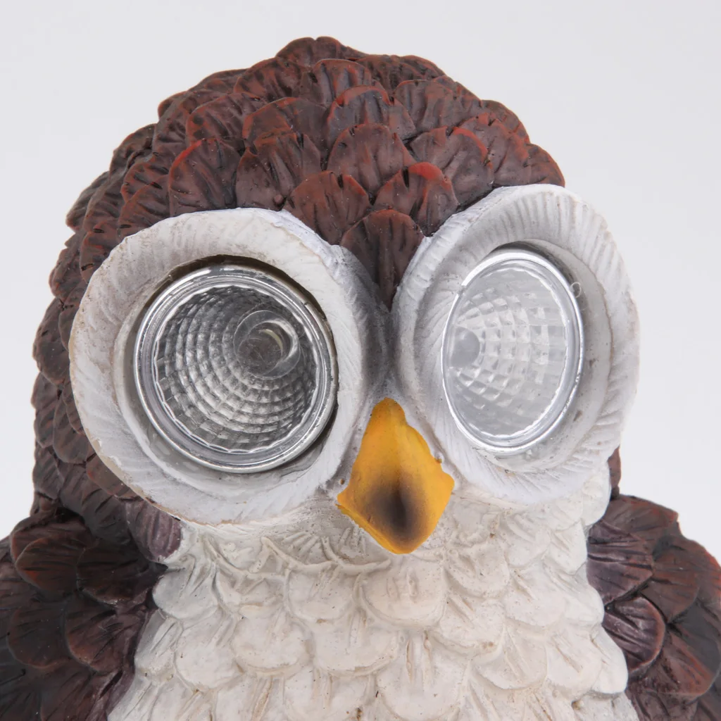 Outdoor Solar Garden Owl Lights - Multi-Color Changing LED Solar Owl Decor Lights for Garden, Patio, Backyard Outdoor Solar Garden Owl Lights - Multi-Color Changing LED Solar Owl Decor Lights for Garden, Patio, Backyard