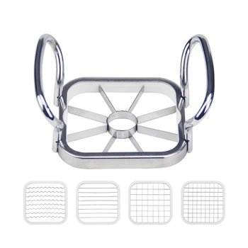 Stainless Steel Apple Cutter Slicer Vegetable Fruit Shredders Potato Chips Cutter Manual Strip Chopper Kitchen Tools Accessories
Stainless Steel Apple Cutter Slicer Vegetable Fruit Shredders Potato Chips Cutter Manual Strip Chopper Kitchen Tools Accessories