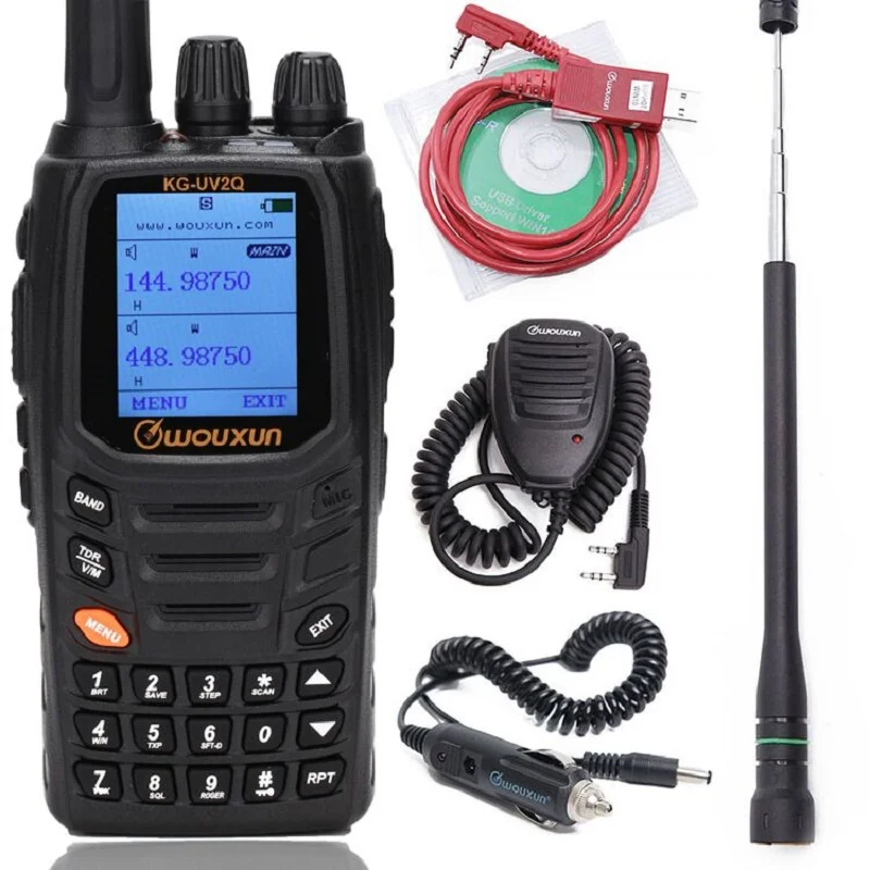 Wouxun KG-UV2Q 7 bands/Air Band 8Watts High Power Cross band Repeater Portable Radio Upgrade KG-UV9D Plus Walkie Talkie
Wouxun KG-UV2Q 7 bands/Air Band 8Watts High Power Cross band Repeater Portable Radio Upgrade KG-UV9D Plus Walkie Talkie