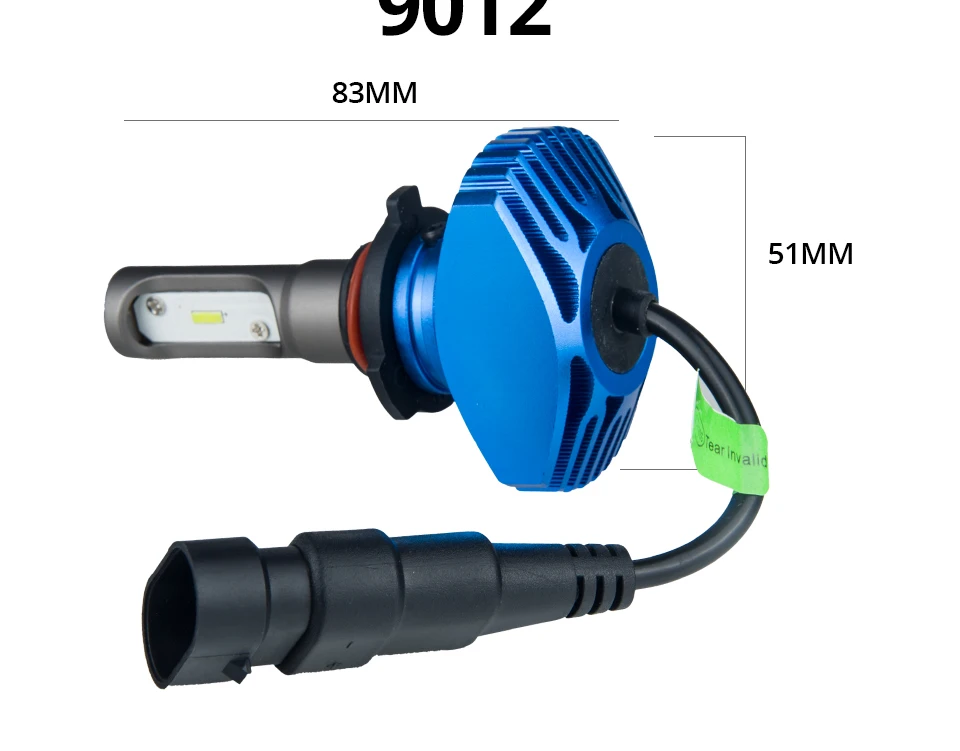 Fanless CSP Headlight Bulb H7_17