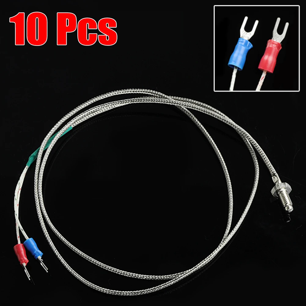 10PCS M6 K Type High Temperature Thermocouple 0 To 800 Degree Celsius Probe Sensors 100% Brand New Screw Thermocouple Probe
10PCS M6 K Type High Temperature Thermocouple 0 To 800 Degree Celsius Probe Sensors 100% Brand New Screw Thermocouple Probe