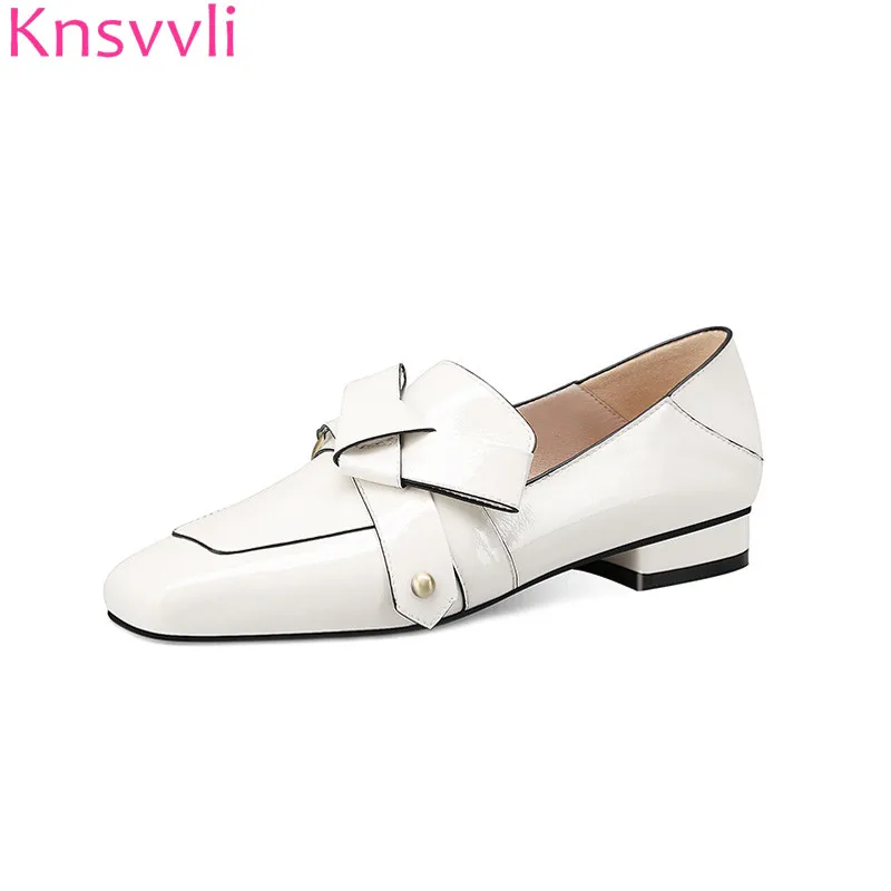 Knsvvli bowknot genuine leather flat women shoes metal decoration slip on lazy shoes summer square toe shallow zapatos mujer
Knsvvli bowknot genuine leather flat women shoes metal decoration slip on lazy shoes summer square toe shallow zapatos mujer