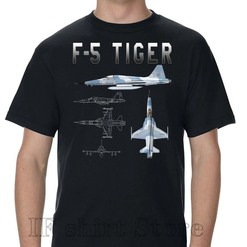 F-5 Tiger Schematic Design T-Shirt men funny print women tops tee Casual O-neck tshirts
F-5 Tiger Schematic Design T-Shirt men funny print women tops tee Casual O-neck tshirts