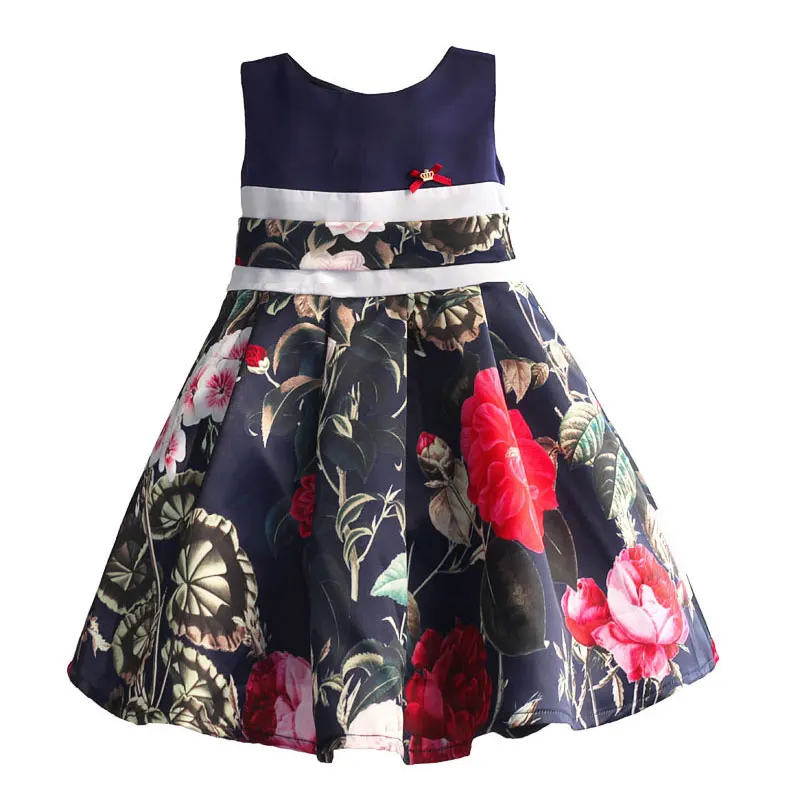 Brand Children Kids Dresses Floral Print Baby Girl Dress Fashon Belt Cotton Sleeveless Girls Clothing for Party Birthday in 3-8T
Brand Children Kids Dresses Floral Print Baby Girl Dress Fashon Belt Cotton Sleeveless Girls Clothing for Party Birthday in 3-8T