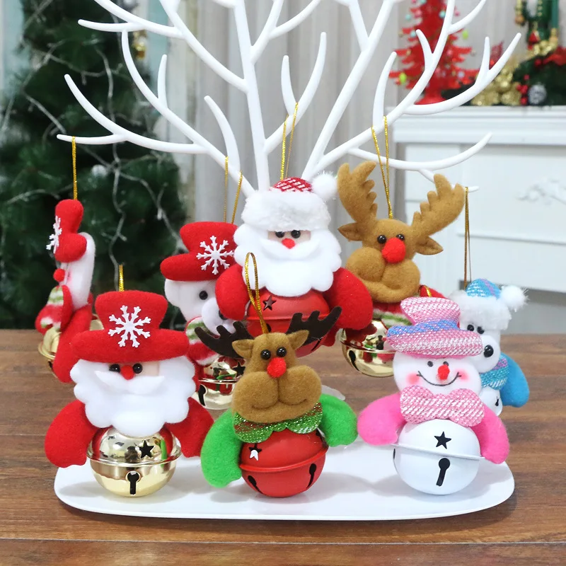 Christmas Home Decoration Lovely Santa Elk Snowman Doll Christmas Party Bells Christmas Tree Hanging Pendant Ornament
Christmas Home Decoration Lovely Santa Elk Snowman Doll Christmas Party Bells Christmas Tree Hanging Pendant Ornament
