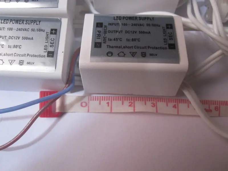 10pcs DIY Mini LED Power Supply AC/DC Adapters 6W 500mA Driver 100-240V To 12V / Soncket led driver
10pcs DIY Mini LED Power Supply AC/DC Adapters 6W 500mA Driver 100-240V To 12V / Soncket led driver