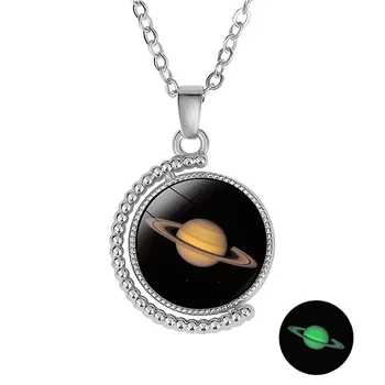 10PC Time Nebula Galaxy Planet Universe Necklace Luminous Glass Half Moon Pendant Solar System Necklace For Women Kids Jewelry
10PC Time Nebula Galaxy Planet Universe Necklace Luminous Glass Half Moon Pendant Solar System Necklace For Women Kids Jewelry