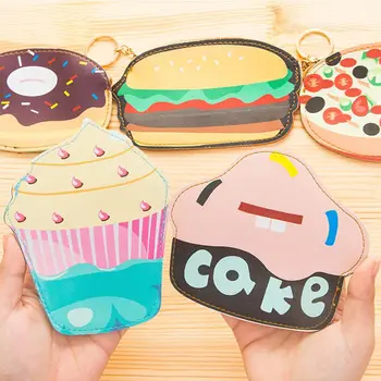 Kawaii Food Style Women Coin Purse Change Bag Cake/ Hamburger/ Pizza/Donuts/Popcorn Pouch Cartoon Women Clutch Small Wallet
Kawaii Food Style Women Coin Purse Change Bag Cake/ Hamburger/ Pizza/Donuts/Popcorn Pouch Cartoon Women Clutch Small Wallet