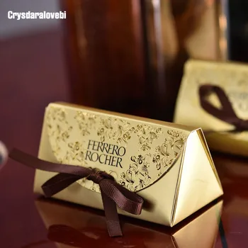 20/50/100pcs Wedding Favors Supplies Candy Boxes Party Baby Shower Gift Ferrero Rocher Chocolates Box Sweet Gifts Bags Supplies
20/50/100pcs Wedding Favors Supplies Candy Boxes Party Baby Shower Gift Ferrero Rocher Chocolates Box Sweet Gifts Bags Supplies