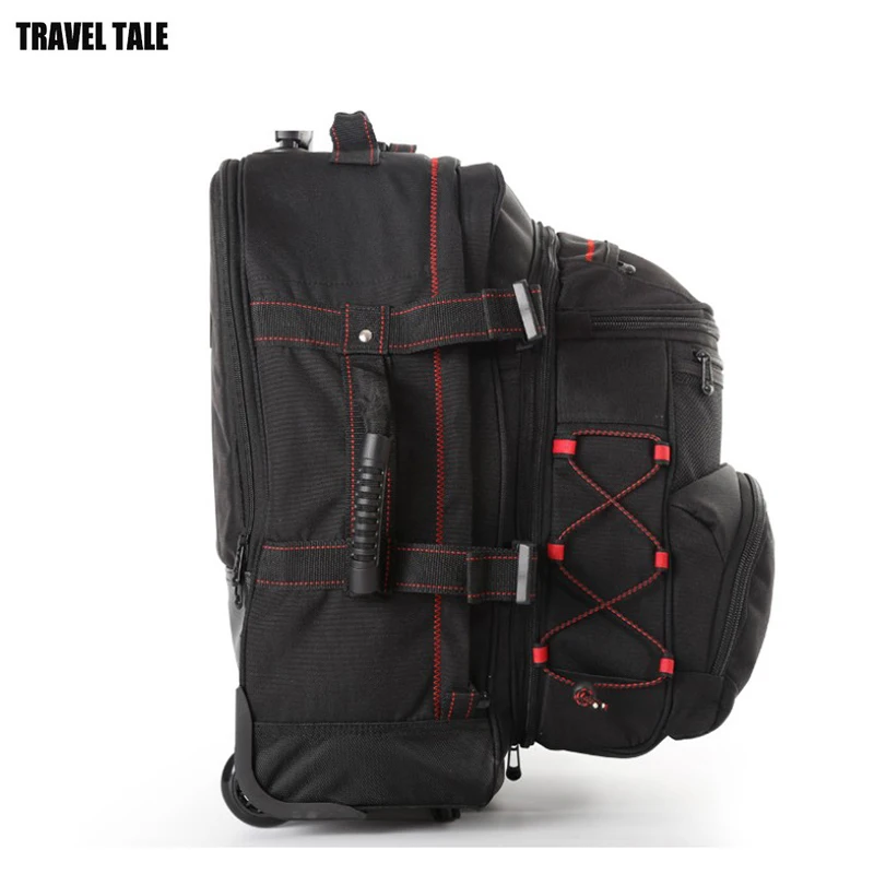 TRAVEL TALE large capacity carry on trolley backpack Travel rolling luggage bag set on wheel busy board
TRAVEL TALE large capacity carry on trolley backpack Travel rolling luggage bag set on wheel busy board