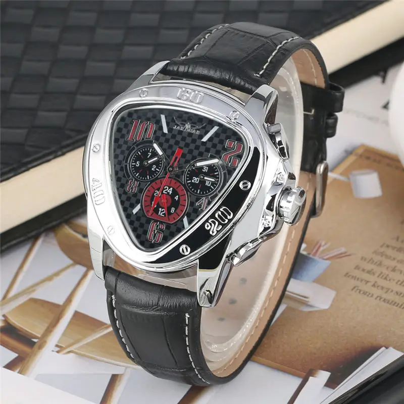 YISUYA Mechanical Watches Hand Wind Premium Leather Band Tevise Watch Special Triangle Case 2019 erkek kol saati
YISUYA Mechanical Watches Hand Wind Premium Leather Band Tevise Watch Special Triangle Case 2019 erkek kol saati