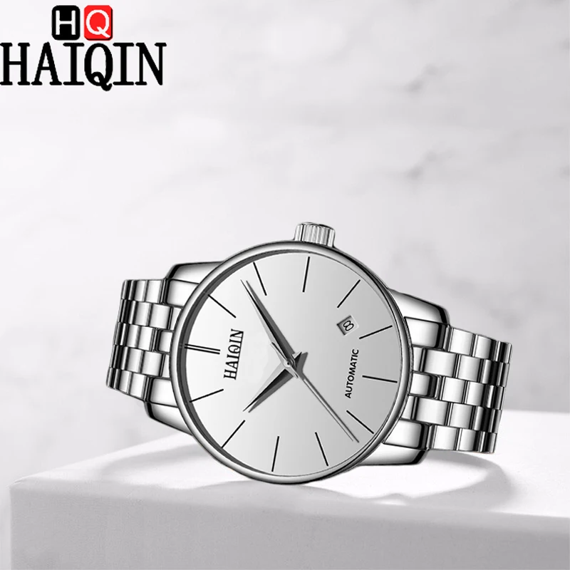 HAIQIN Men's Watches Top Luxury Brand Men Watch Automatic Mechanical Men Watch Simple Waterproof Clock Man Relogio Masculino
HAIQIN Men's Watches Top Luxury Brand Men Watch Automatic Mechanical Men Watch Simple Waterproof Clock Man Relogio Masculino
