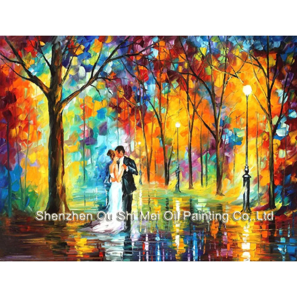 Newest Handpainted Oil Painting on Canvas Knife Street Landscape Home Decor Modern Colorful Romantic Wedding Scenery Picture
Newest Handpainted Oil Painting on Canvas Knife Street Landscape Home Decor Modern Colorful Romantic Wedding Scenery Picture
