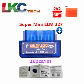 10pcs/lot With Scanning paper Super Mini ELM 327 Bluetooth OBD II V2.1 Works On Android Torque Free shipping
10pcs/lot With Scanning paper Super Mini ELM 327 Bluetooth OBD II V2.1 Works On Android Torque Free shipping