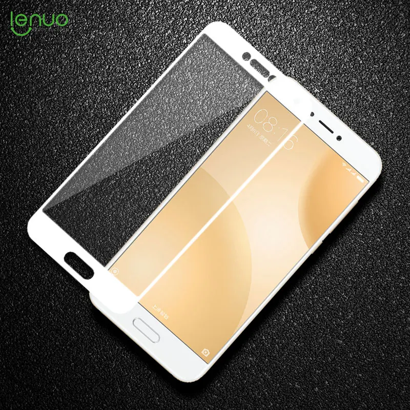 Lenuo Tempered Glass Film for Xiaomi 5c Soft Edge Screen Protector Mi Full Cover Anti-Burst Protective | Мобильные телефоны и