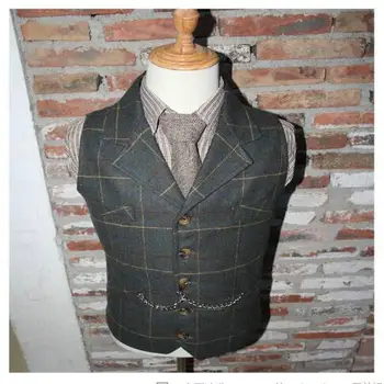 Spring Autumn Man Fashion Suit Vest Male Plaid Suit Waistcoat Formal Business Wedding Slim Dress Vests Men Work Waistcoat
Spring Autumn Man Fashion Suit Vest Male Plaid Suit Waistcoat Formal Business Wedding Slim Dress Vests Men Work Waistcoat